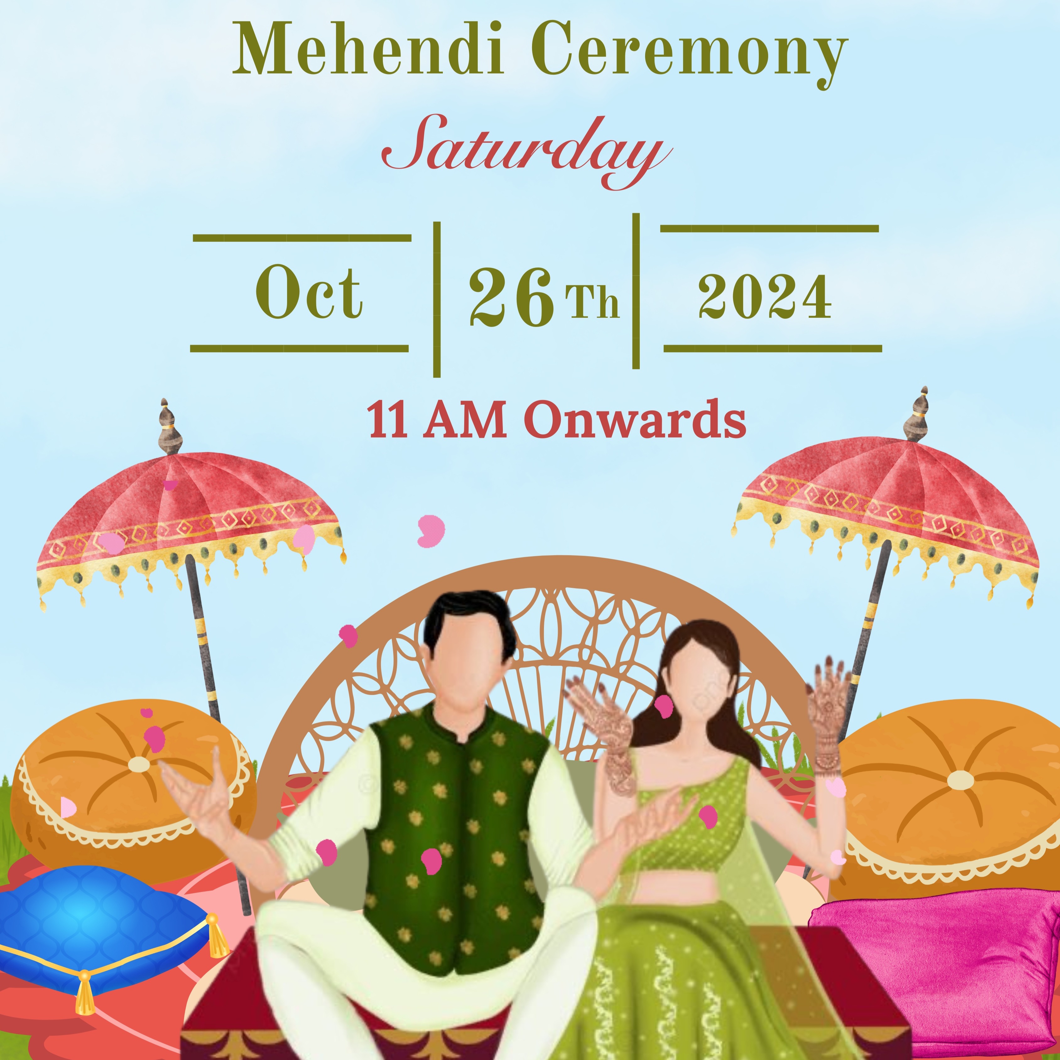 Lotus Vows Invite